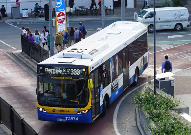 Brisbane Transport Volvo B8RLE Volgren Optimus T2874